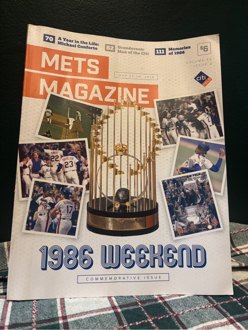Mets Magazine 1986 Weekend Commemorative Issue - Collectible Fan decor